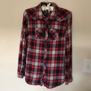 Lightweight cotton flannel shirt